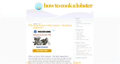 Desktop Screenshot of howtocook-alobster.com