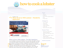 Tablet Screenshot of howtocook-alobster.com